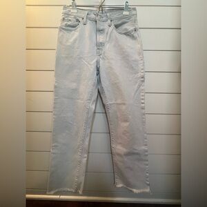 Women's Levi’s 501 Premium Light Blue Jeans